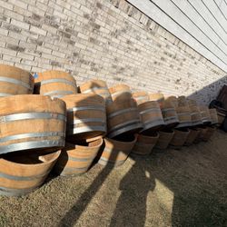 Oakwood Wine Planters 