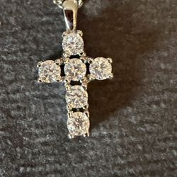 1/2" Cross With 18" Chain