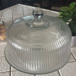 Glass Cake Stand 