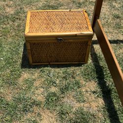 Chest/ Trunk Bamboo & Wood Sturdy 