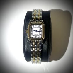 Cheetah CH-1501 Women’s Vintage Two-Tone Square Watch – NIB