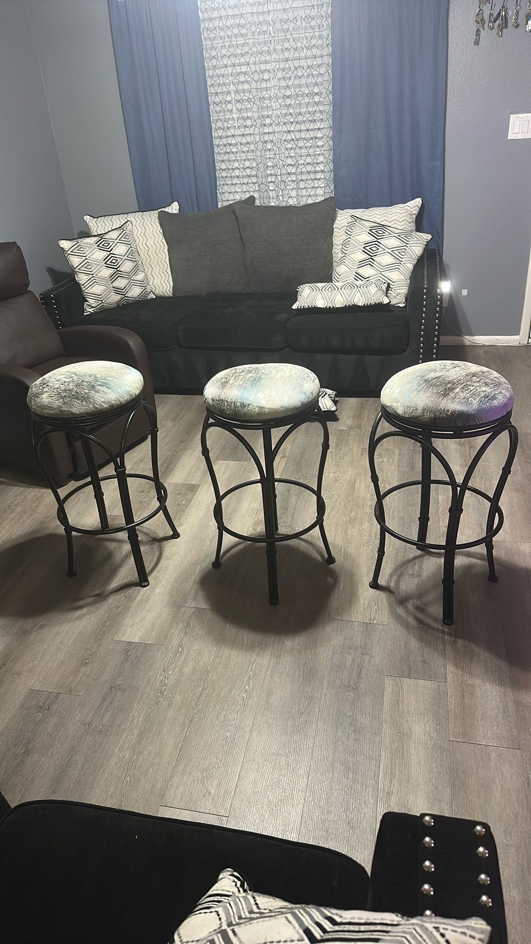 Bar Stools Set of 3