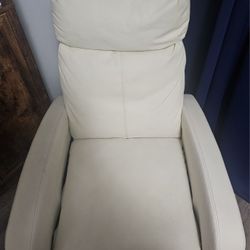 Small Armchair With Footrest 