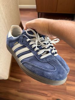 Adidas Samba Blue Suede Shoes 9.5