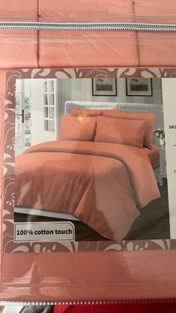 Pink Cotton Bamboo Bedding Set