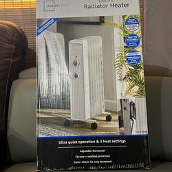 Electric radiator heater