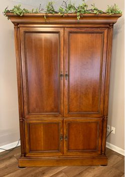 Solid Wood Armoire / Entertainment Center