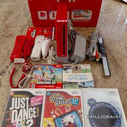 Nintendo Wii 25th Anniversary Limited Edition Red Complete In Box 