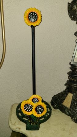 sunflower napkin holder