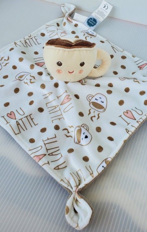 Sweet Soothie I Love You Latte baby Blanket Lovey Mary Meyer Coffee Mug Plush