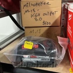 Milwaukee M18 High Output Xc8.0 Battery