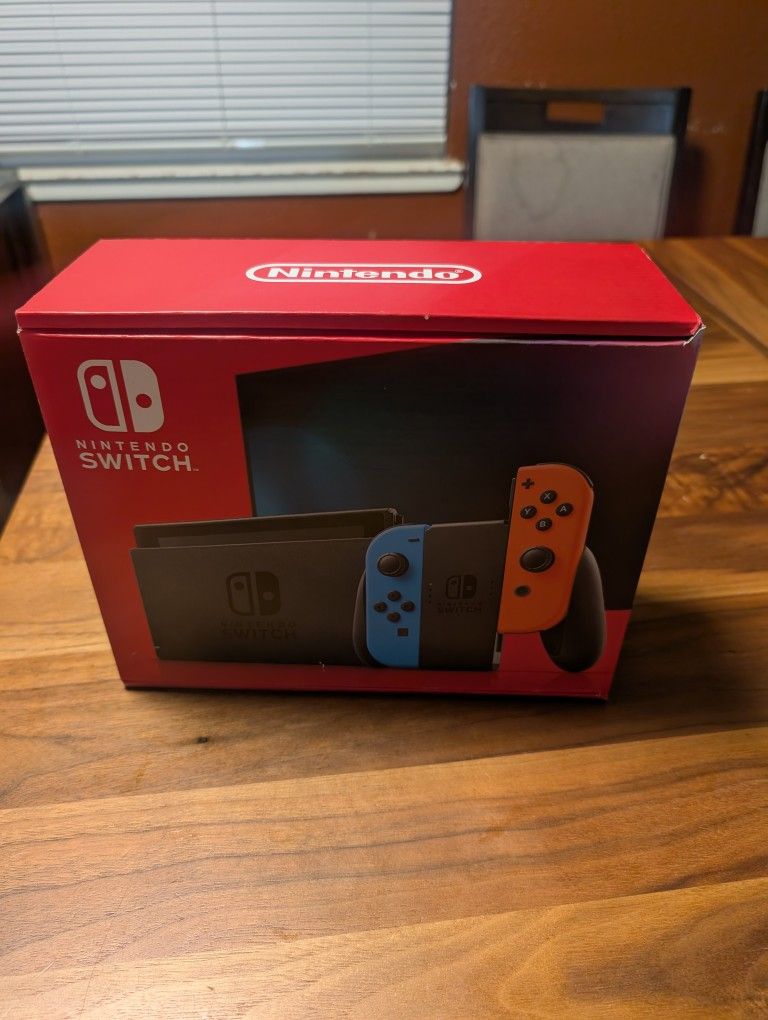 NEW NINTENDO SWITCH NEON BLUE AND RED JOY-CON-MULTI