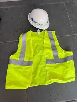 Construction hat vest