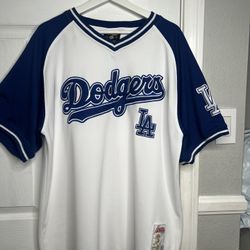 White and Blue Los Angeles Dodgers Jersey