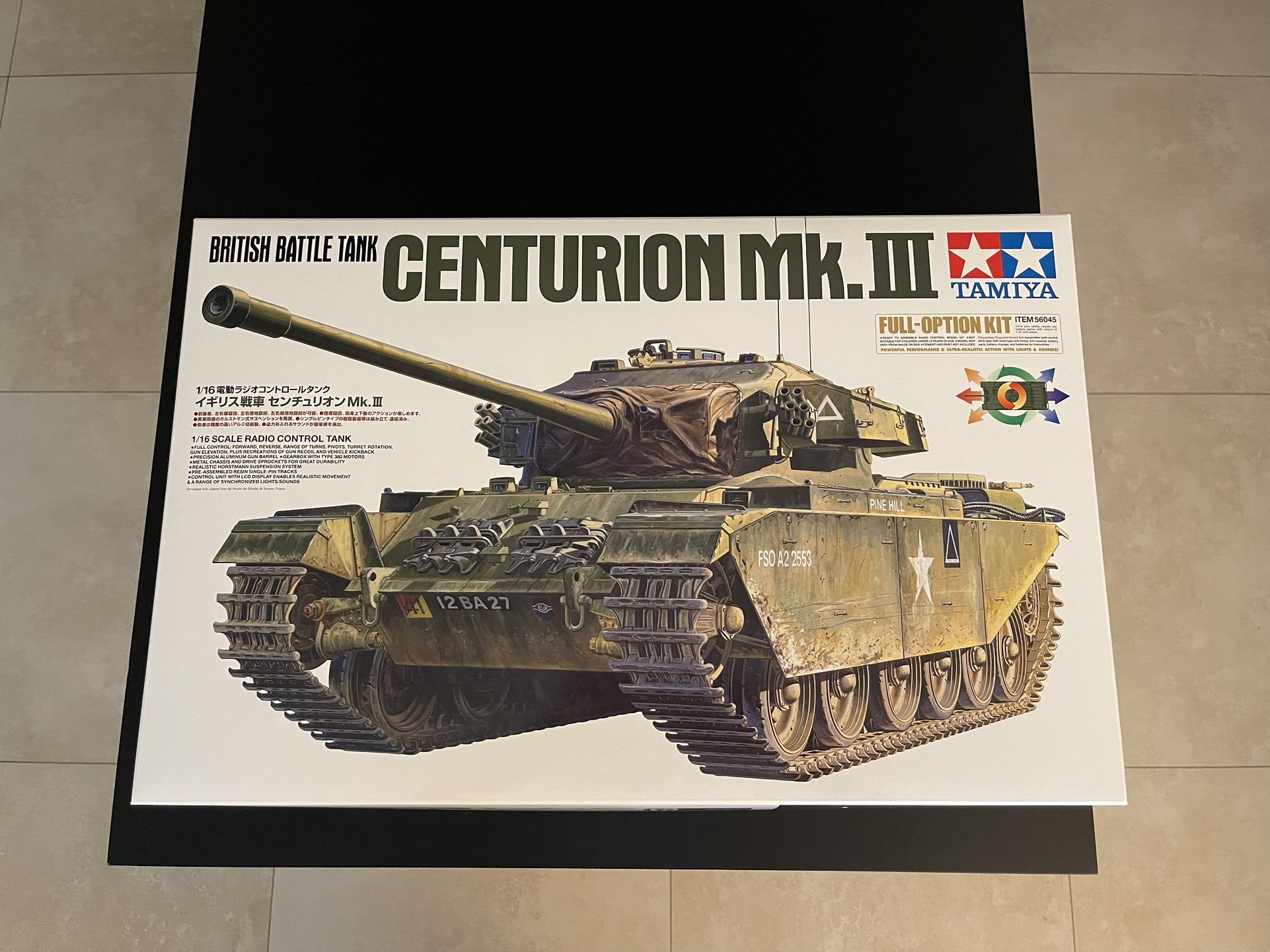 TAMIYA RC BRITISH CENTURION MK.III RC TANK