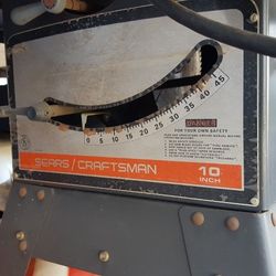 3 Table Saws, Craftsman , Rockwell