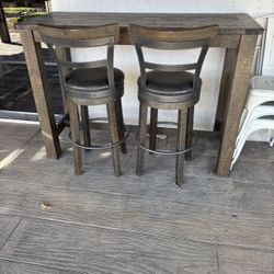 High Table With Stools