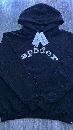 Sp5der VVS Hoodie ‘Black’ Size Medium - Brand New