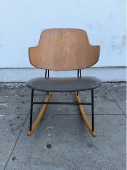 Mid century danish Penguin Rocking Chair by Ib Kofod Larsen.