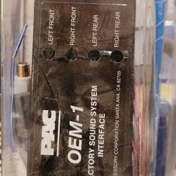 PAC AOEM-GM24 Interface Allows Replacement/Addition of Amp
For Select 2000 To 2011 GM Vehicles w/Factory Bose System