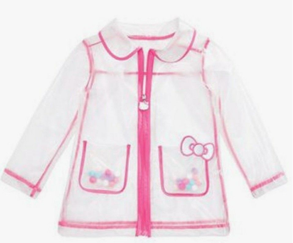 New Hello Kitty little Girl Rain Jacket