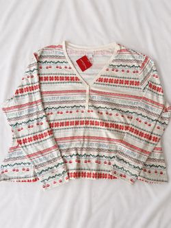 NWT Wondershop at Target Women’s Christmas Pajama Top – Size 4X