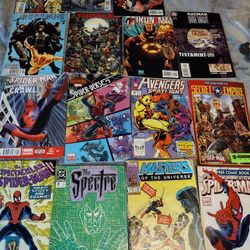 Spider-Man Master Of The Universe And Other Superhero Comic Books