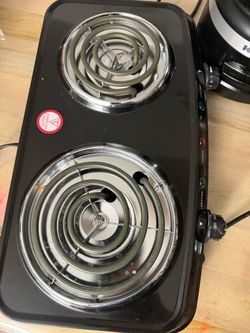 Electric double burner Walmart