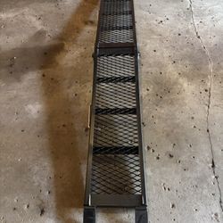 HAUL-MASTER 800 lb. Capacity 80 in. x 5.17 in. Center-Fold Steel Single Ramp