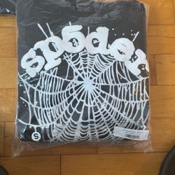 OG web black sp5der hoodie
