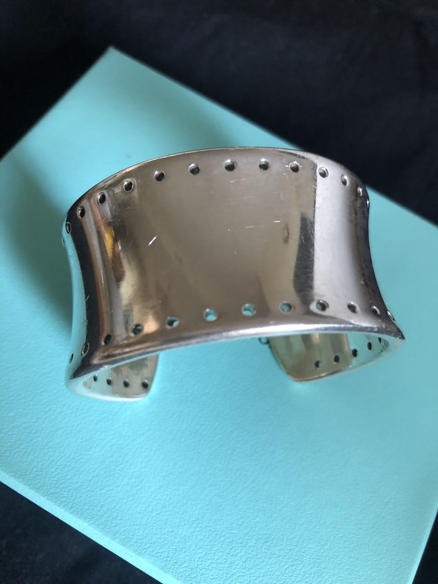 Tiffany & Co. Sterling Silver 925 Cuff Bracelet Rare 2001