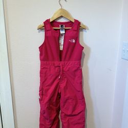 The North Face Hyvent Pink Toddler Snow Bibs