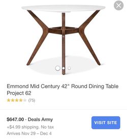 Emmond mid century table
