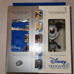2003 Disney Treasures Collectible Cards Set Millennium Mickey Mouse Bobble Head
