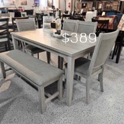 6-Pc Dining Table Set