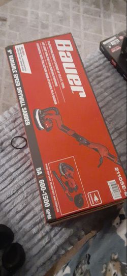 Bauer 9" Variable Speed Drywall Sander
