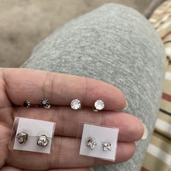 Real Silver Small Stud Earring 
