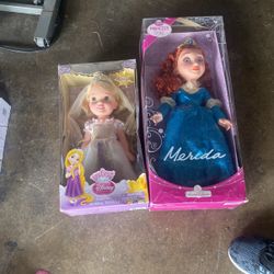 Rapunzel And Merida Dolls 