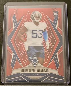 2025 Panini Phoenix Oluwafemi Oladejo Rookie Red Hyper #249/399