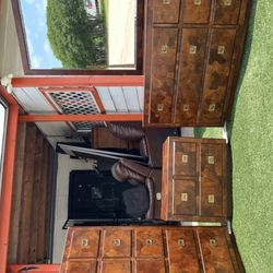 Dresser, Mirror, Chester And Nightstand