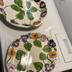 Two Plate For Decoration 