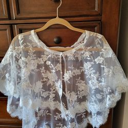 Lace Shoulder Wrap