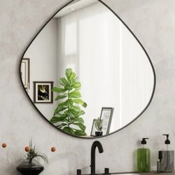 New Frameless Asymmetrical Wall Mirror 24x24