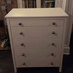 Ikea 5 Drawer White Dresser