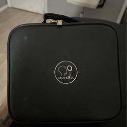 makeup bag with LED mirror 