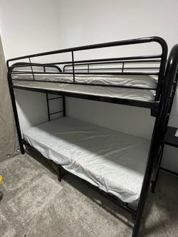 Twin Bunk Bed with 2 Mattress