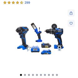 Kobalt 24V Max XTR! The Hammer Drill Driver and Impact Driver And LED Light