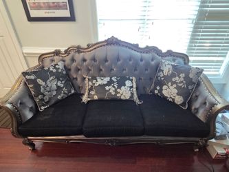 Sofa and love seat pair