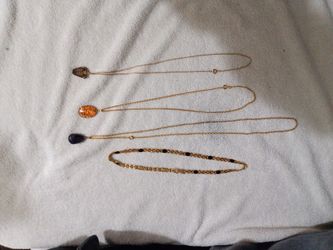 4 necklaces 