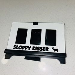 Sloppy Kisser dog frame 